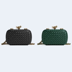 보테가 베네타 놋 체인 클러치백 (2color)